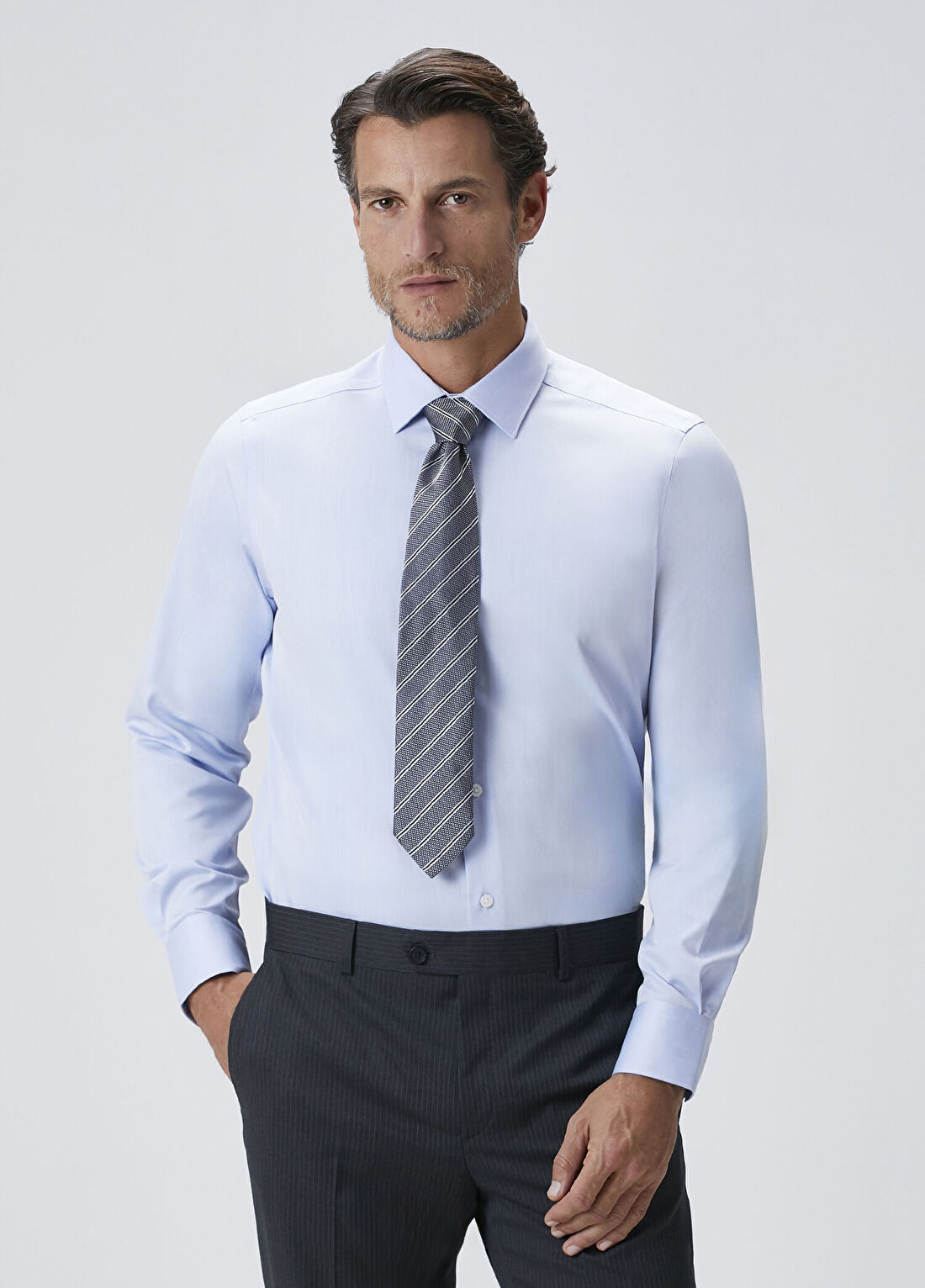 Beymen Collection Custom Fit Mavi Gömlek
