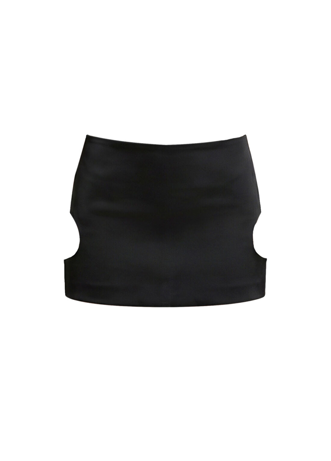 Sellie Vesper Siyah Cut-Out Kadın Mini Etek