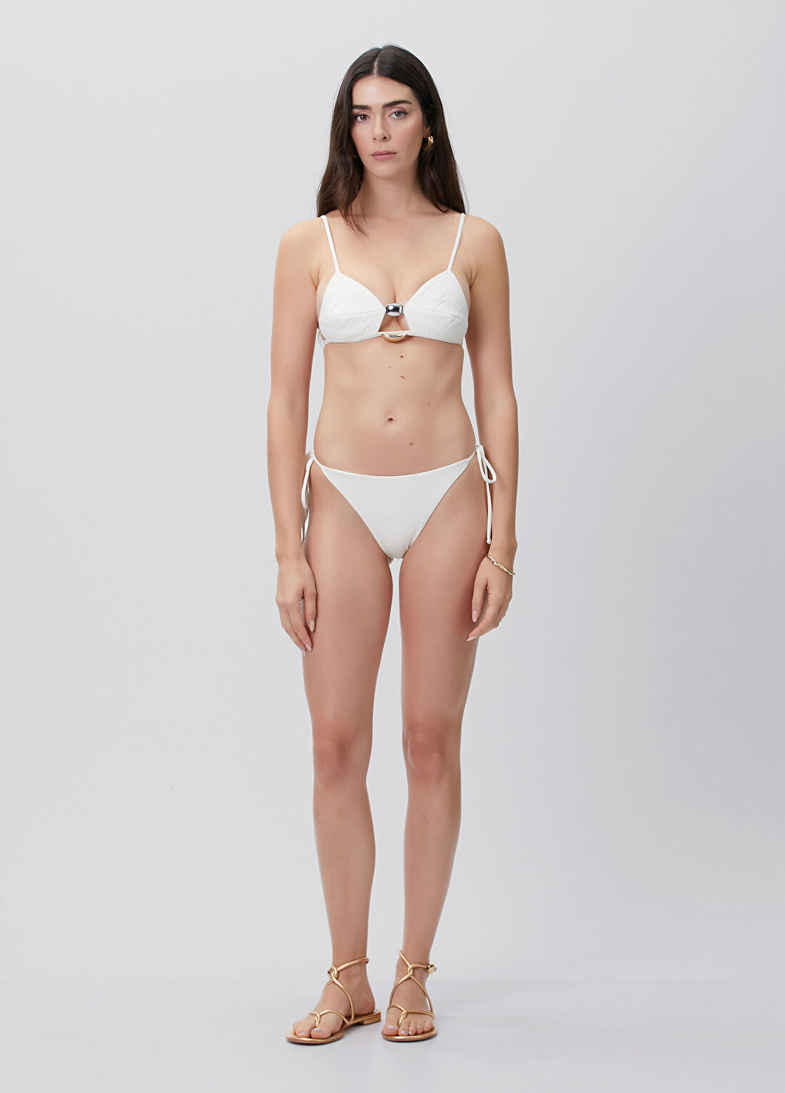 Maliluha Swimwear Baisers Beyaz Bikini Takımı görsel 3