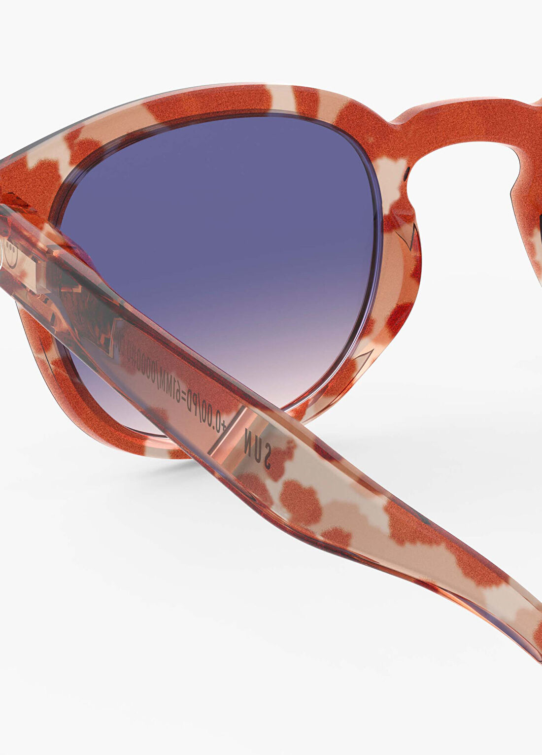 Izipizi Sun #C Wild Hooves Polarize Desenli Unisex Güneş Gözlüğü görsel 3