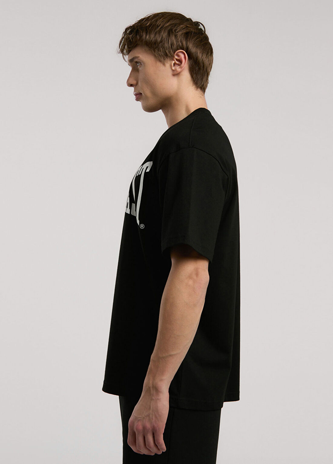 Everlast Siyah Classics Comfort Logo Kısa Kollu Erkek T-Shirt görsel 3
