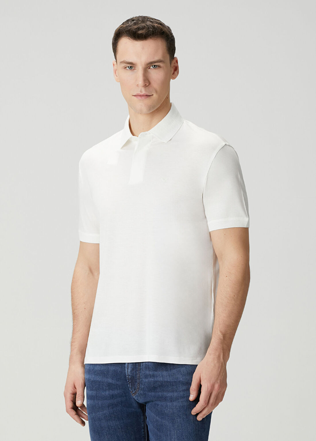 Emporio Armani Beyaz Polo T-shirt
