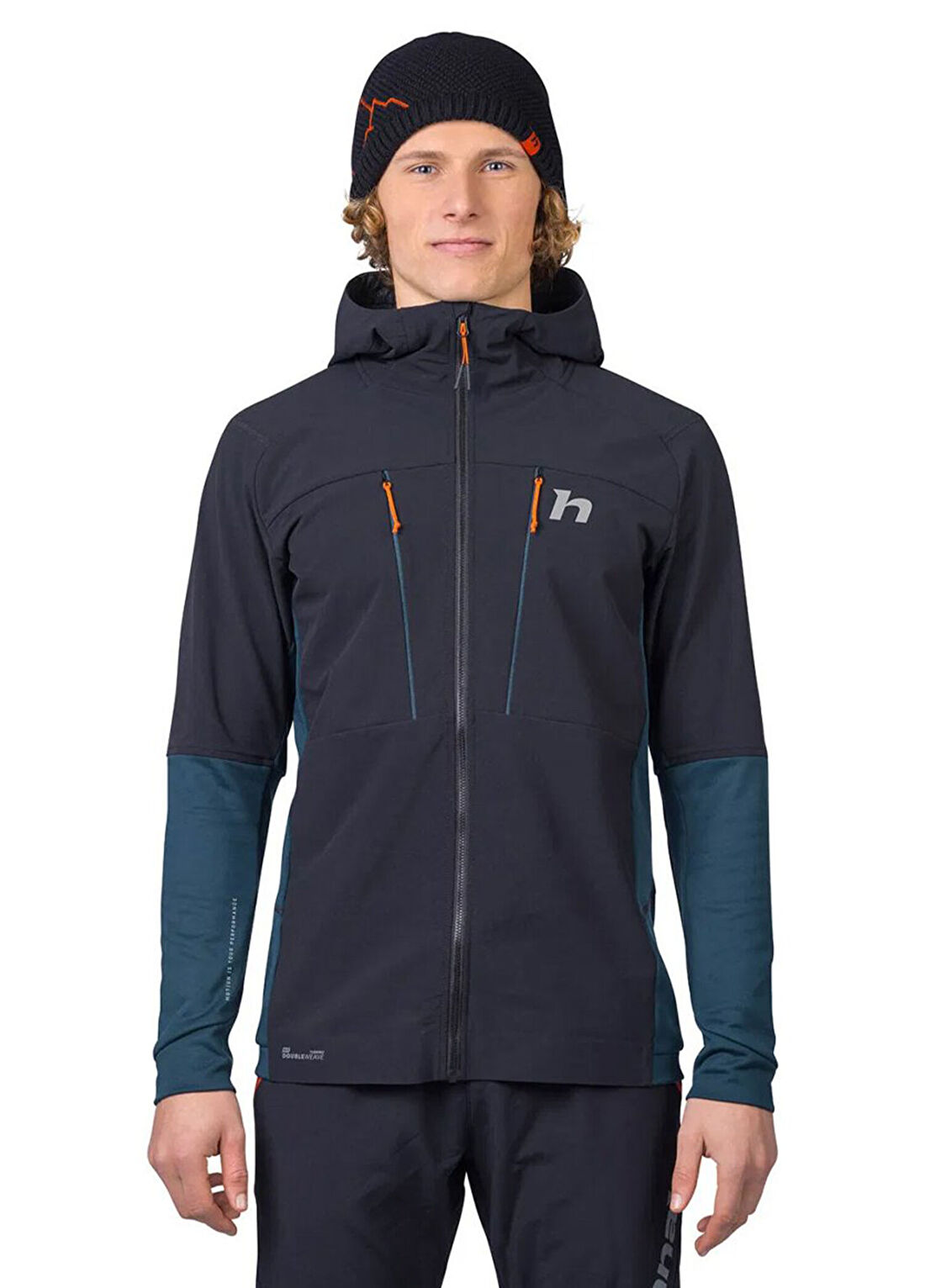 Hannah Trane Hoody Anthracite Stratified Sea Erkek Outdoor Ceket görsel 3