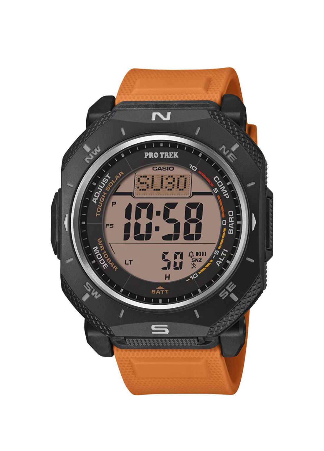 Casio PRG-69-4DR Turuncu Silikon Erkek Kol Saati