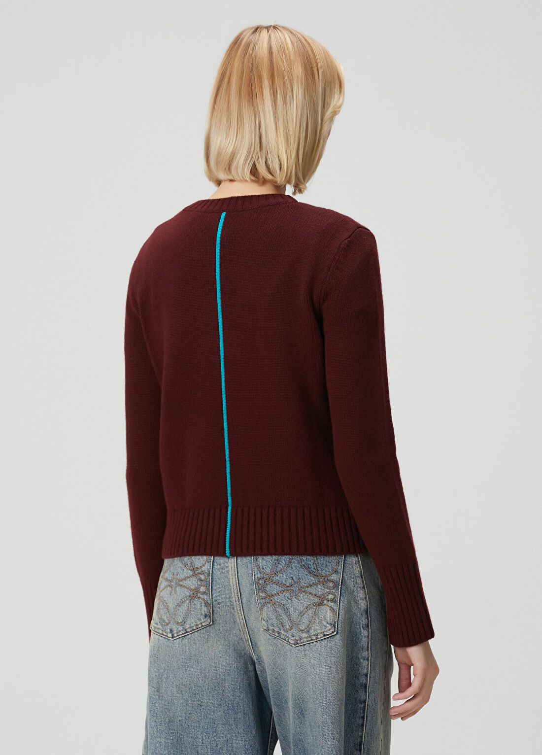 Loewe Bordo Kaşmir Triko görsel 4
