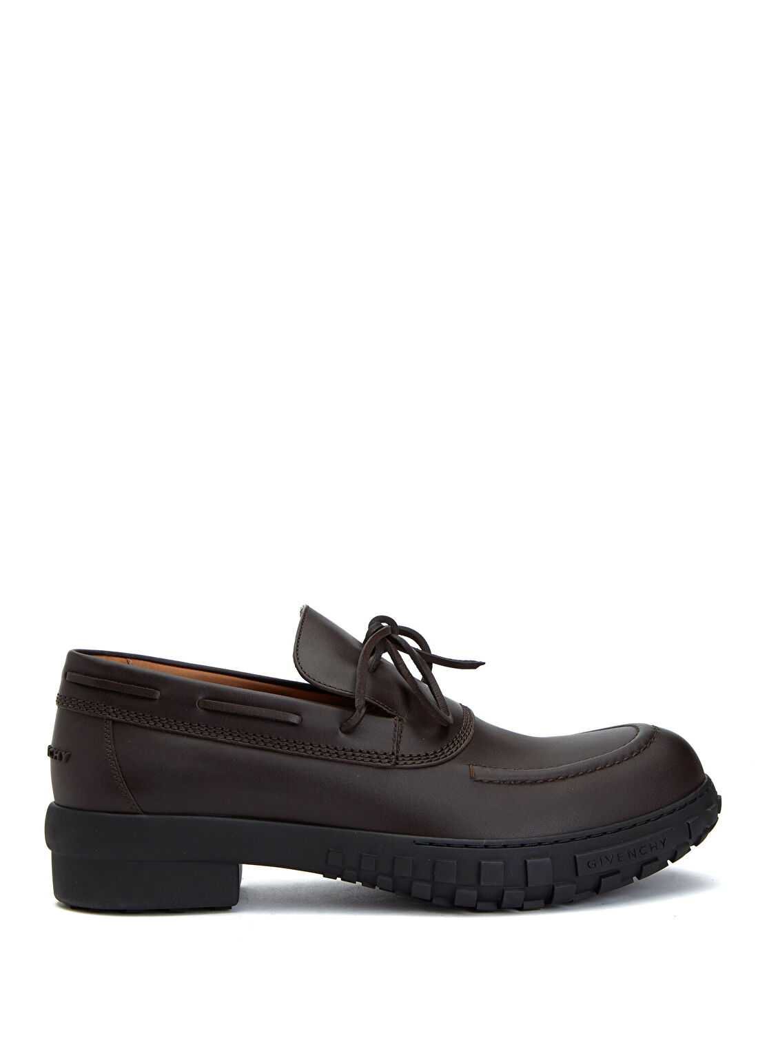 Givenchy Echo Koyu Kahverengi Erkek Deri Loafer
