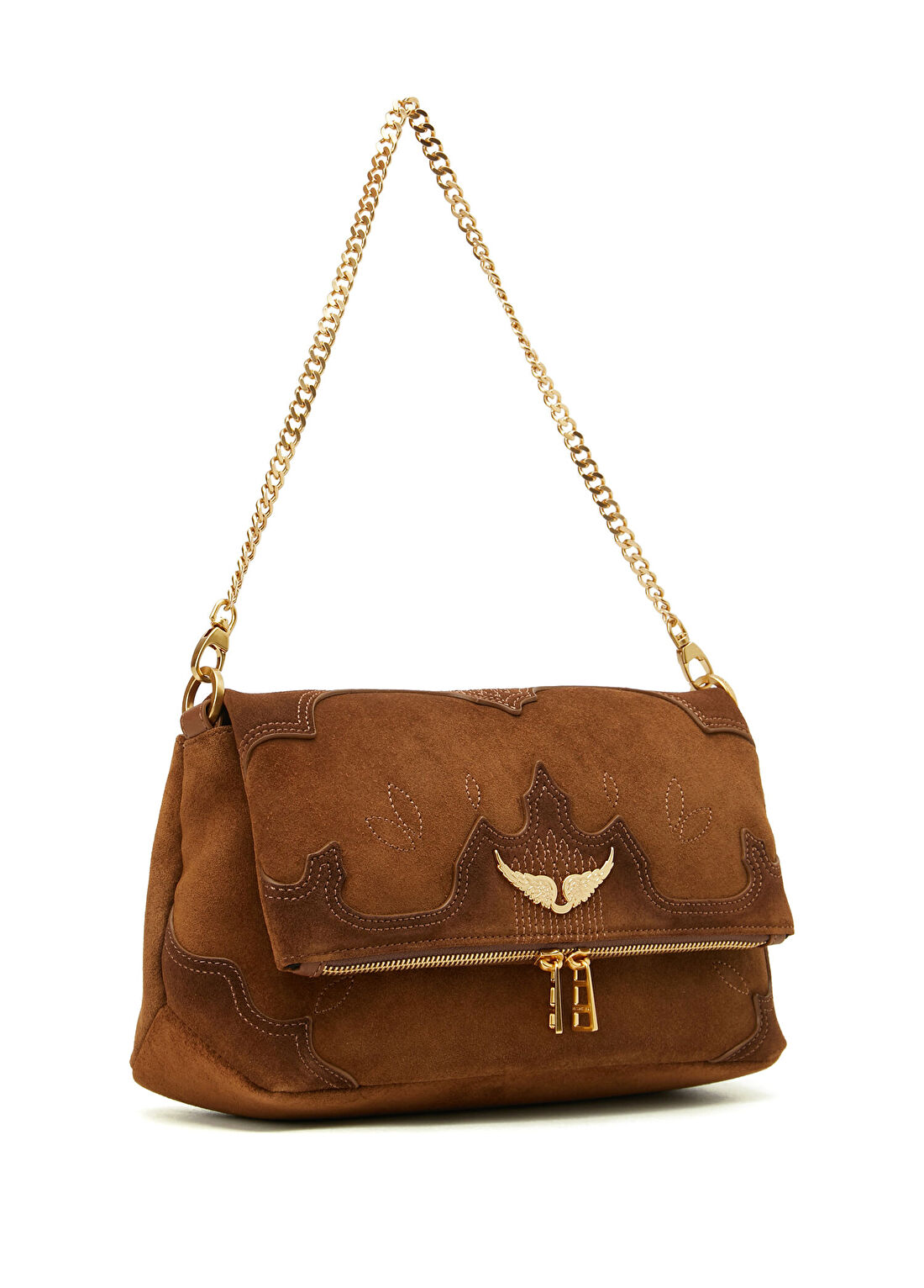 Zadig&Voltaire Rocky II Taba Kadın Süet Çanta görsel 3