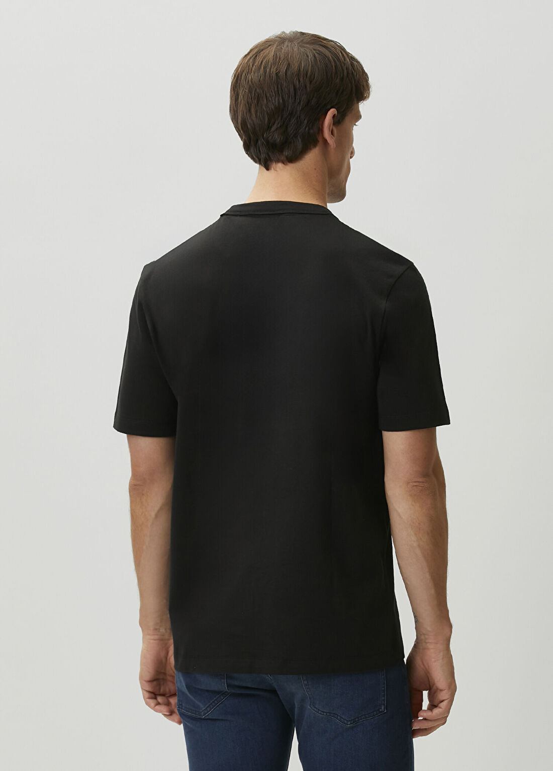 Boss Siyah T-shirt görsel 4