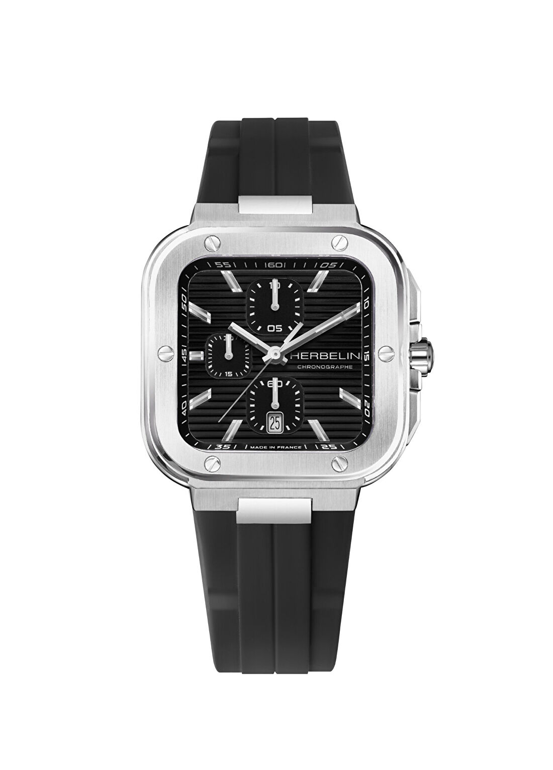 Herbelin Cap Camarat Square Chronograph 35646A14CA Çelik Erkek Kol Saati