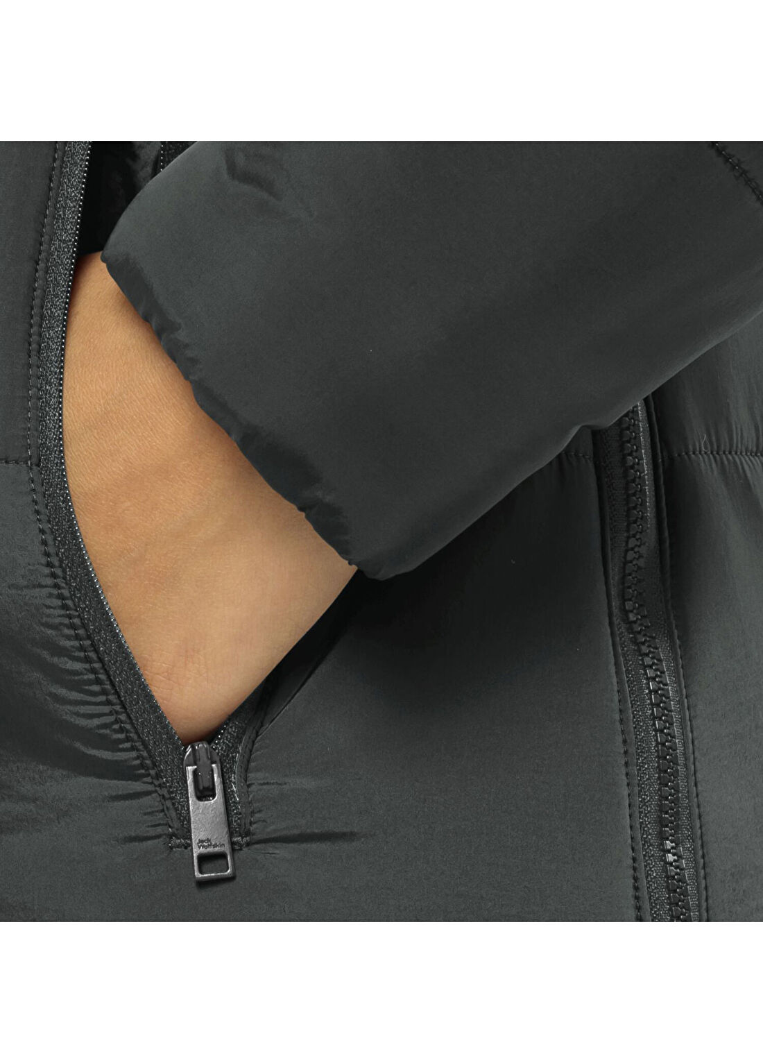 Jack Wolfskin Eisbach Coat Kadın Outdoor Montu görsel 3