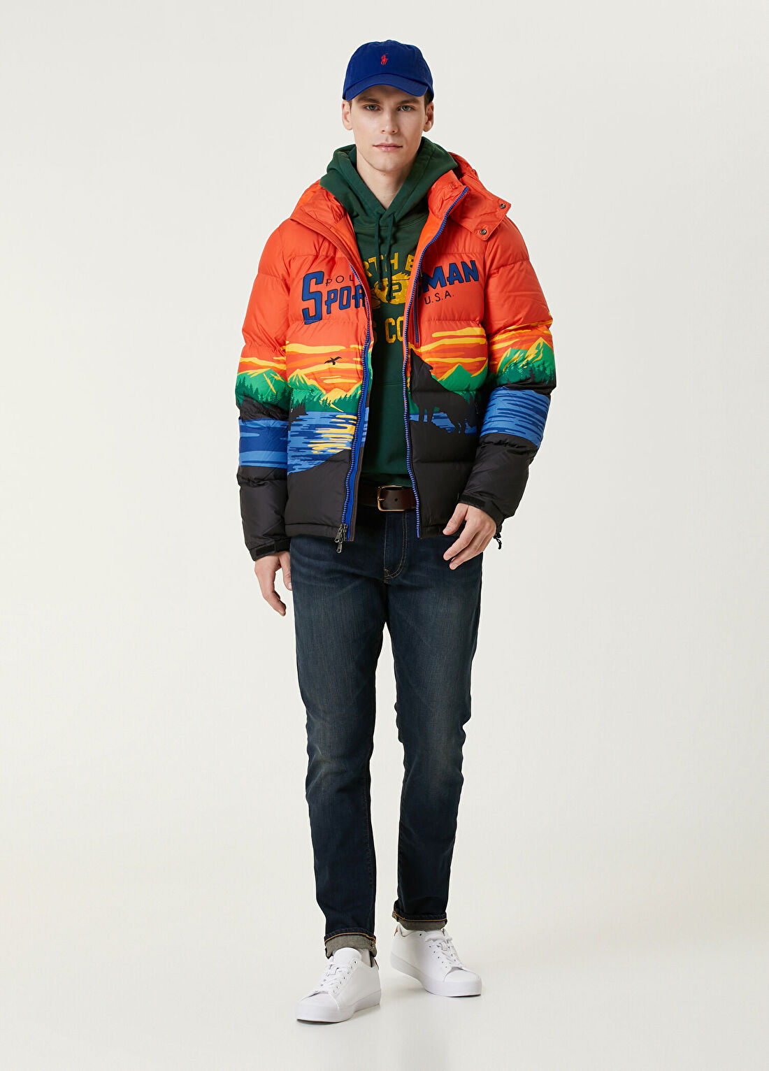 Polo Ralph Lauren Koyu Mavi Jean Pantolon
