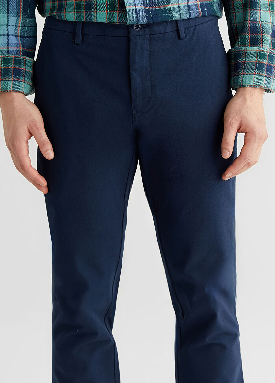 Gant Mavi Slim Fit Erkek Pantolon görsel 4
