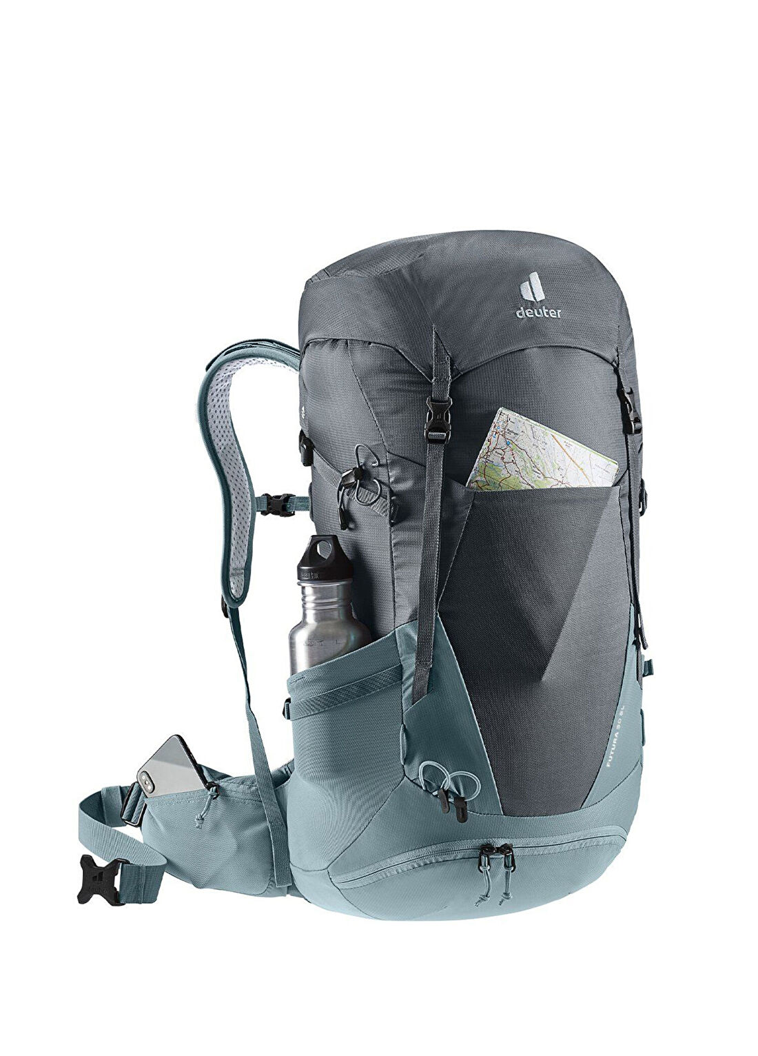 Deuter Futura Graphite Shale SL Kadın Outdoor Sırt Çantası 30 lt görsel 4