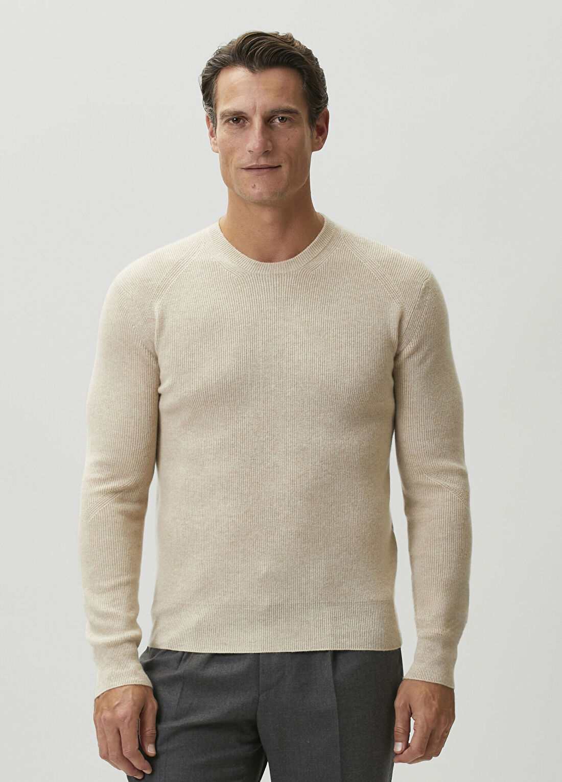 Ralph Lauren Purple Label Bej Kaşmir Kazak
