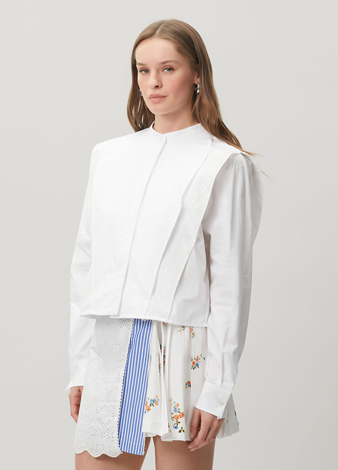 Msgm Beyaz Gömlek görsel 3