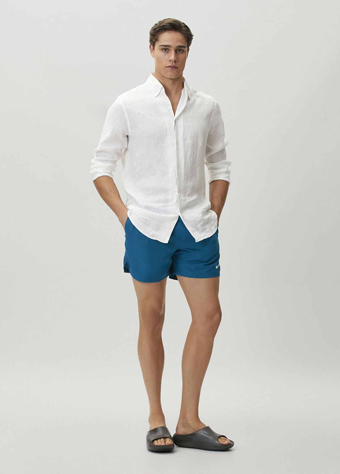 Nike 5" Brief-Lined Volley Yeşil Mayo