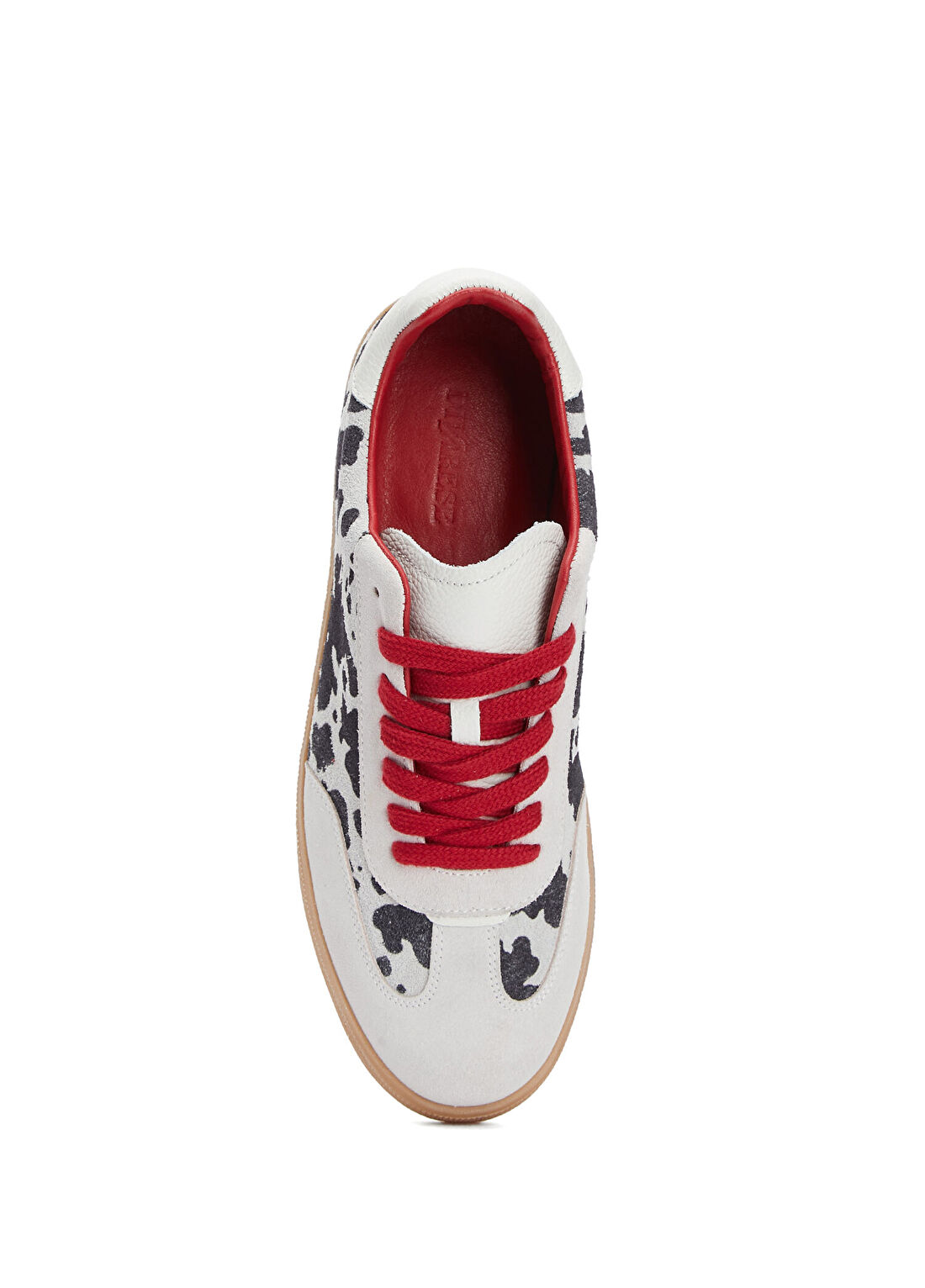 Divarese Siyah Desenli Kadın Süet Sneaker görsel 4
