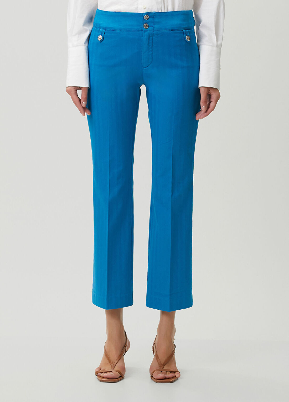 Etro Mavi Çizgili Jean Pantolon görsel 2
