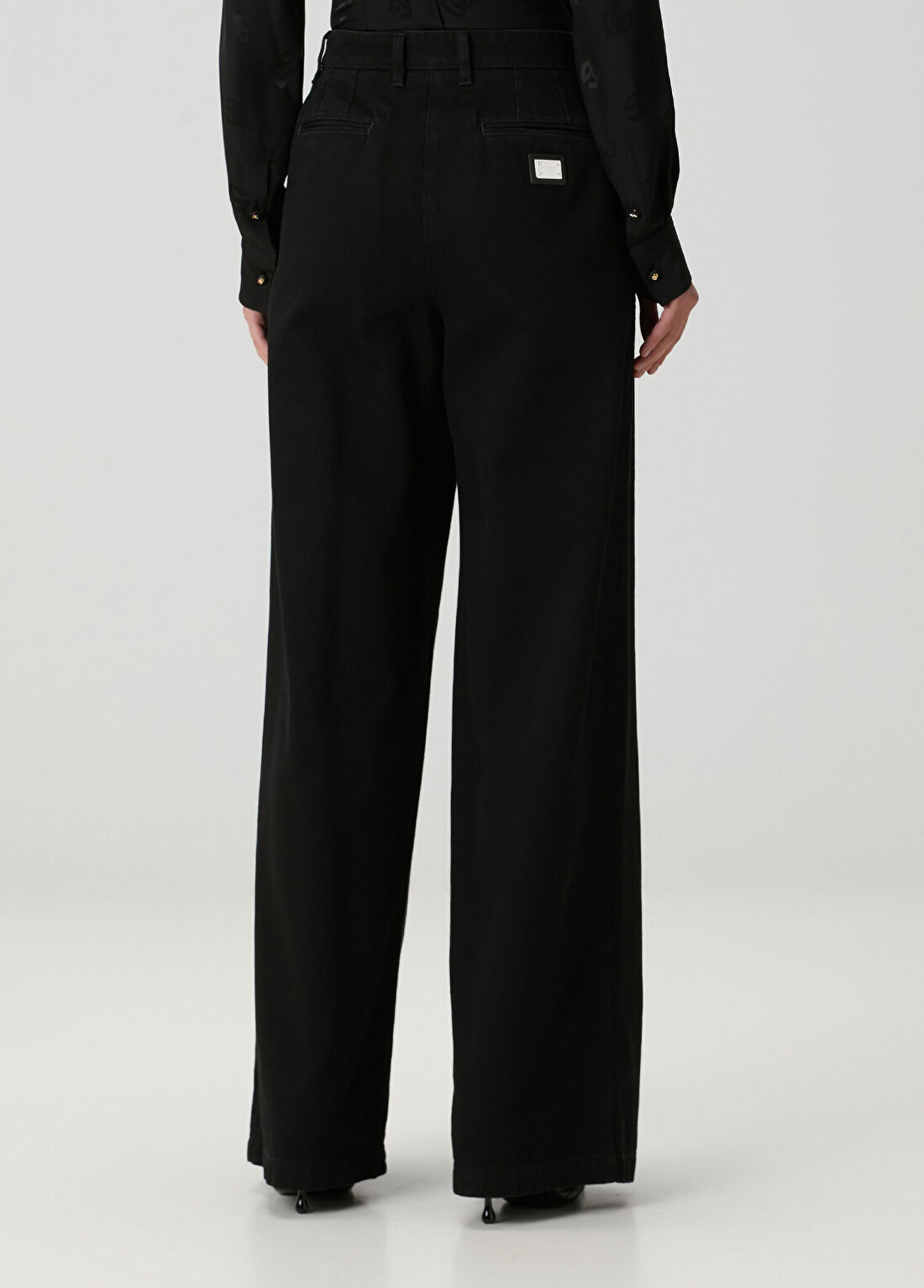 Dolce&Gabbana Siyah Jean Pantolon görsel 4