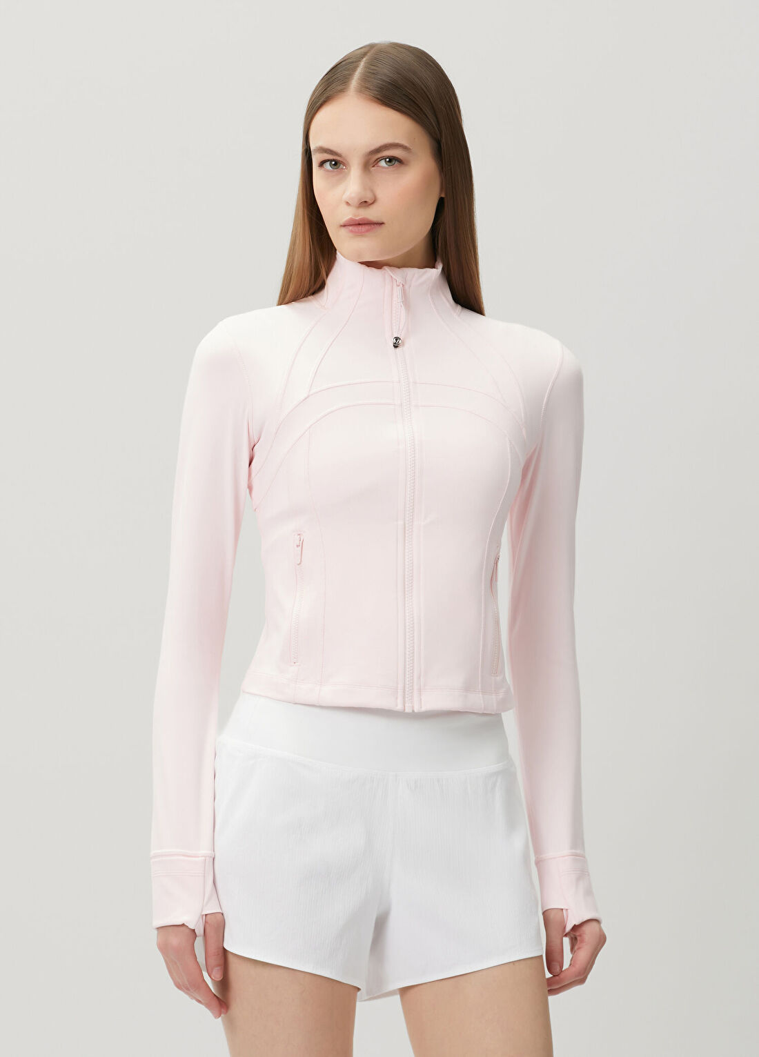 lululemon Define Crop Açık Pembe Ceket Nulu görsel 3