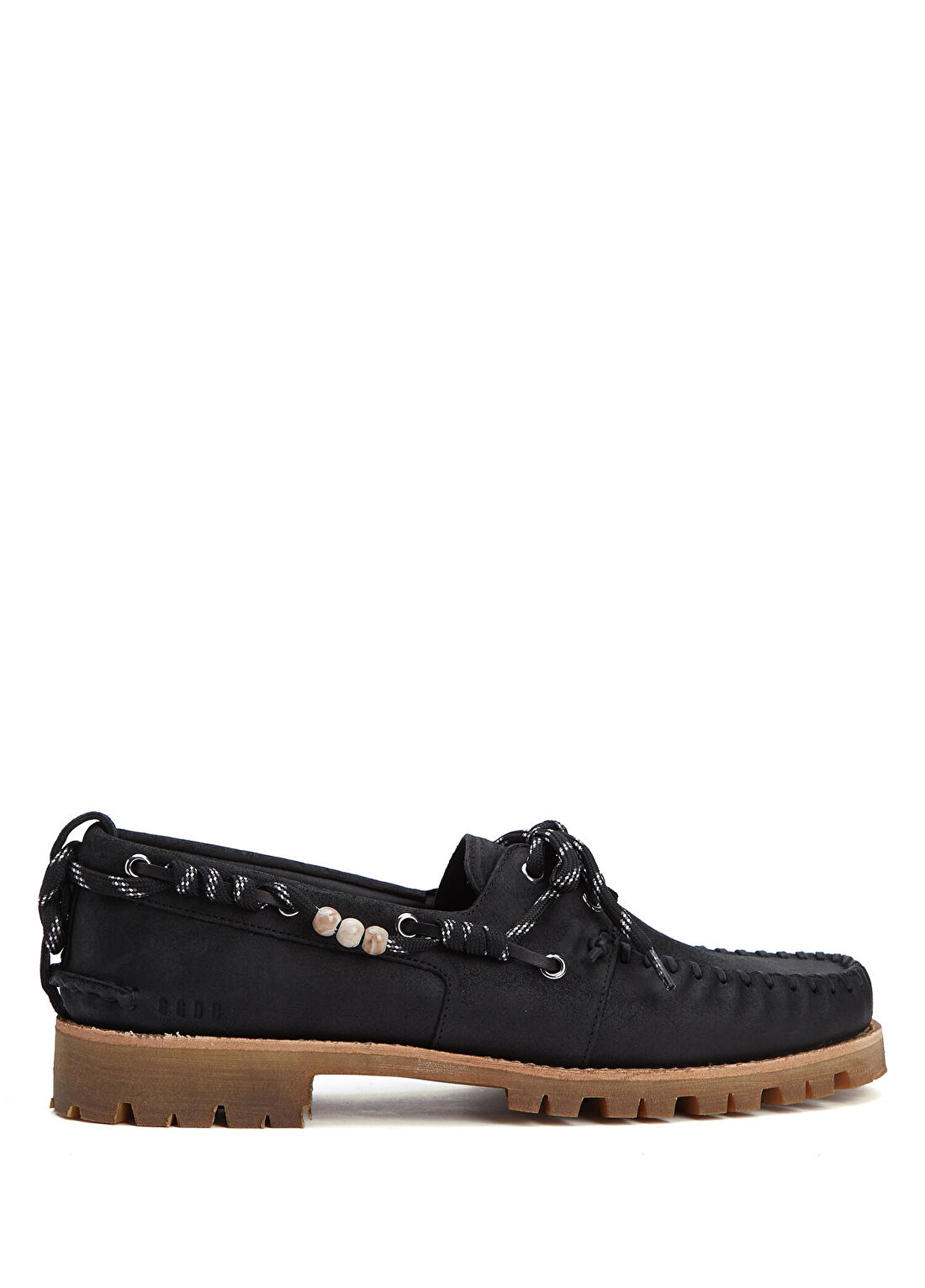 Golden Goose Cruise Siyah Erkek Süet Loafer