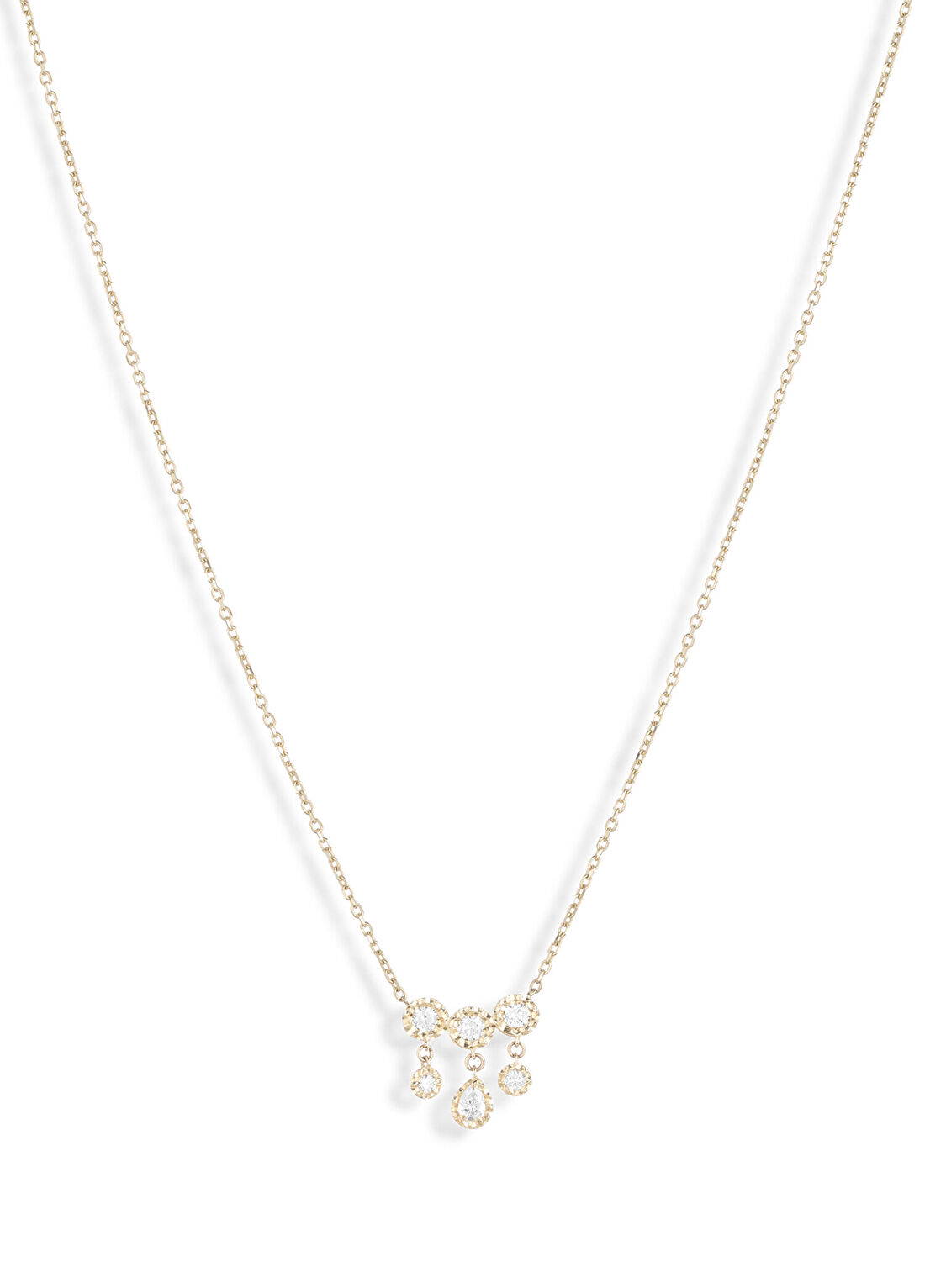 Ginza Design Jewelry Santa Fe Pırlanta Taşlı 14 Ayar Altın Kadın Kolye