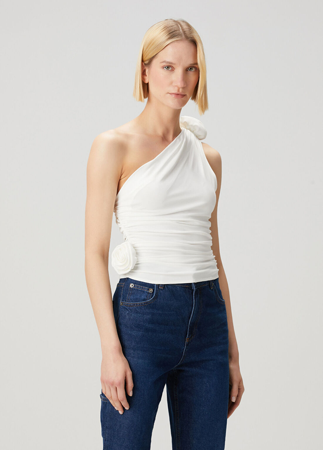 Magda Butrym Krem T-shirt