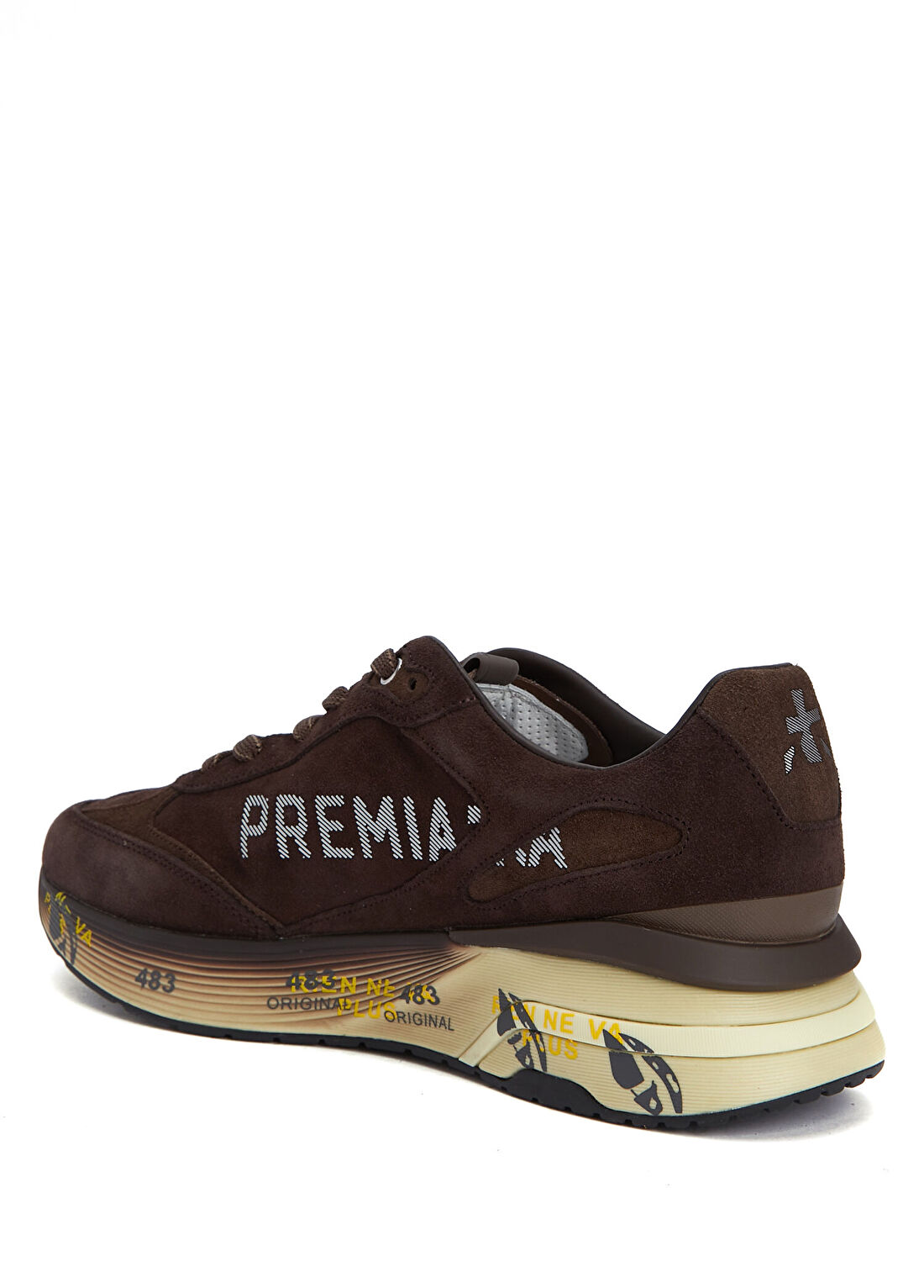 Premiata Moe Kahverengi Erkek Deri Sneaker görsel 3