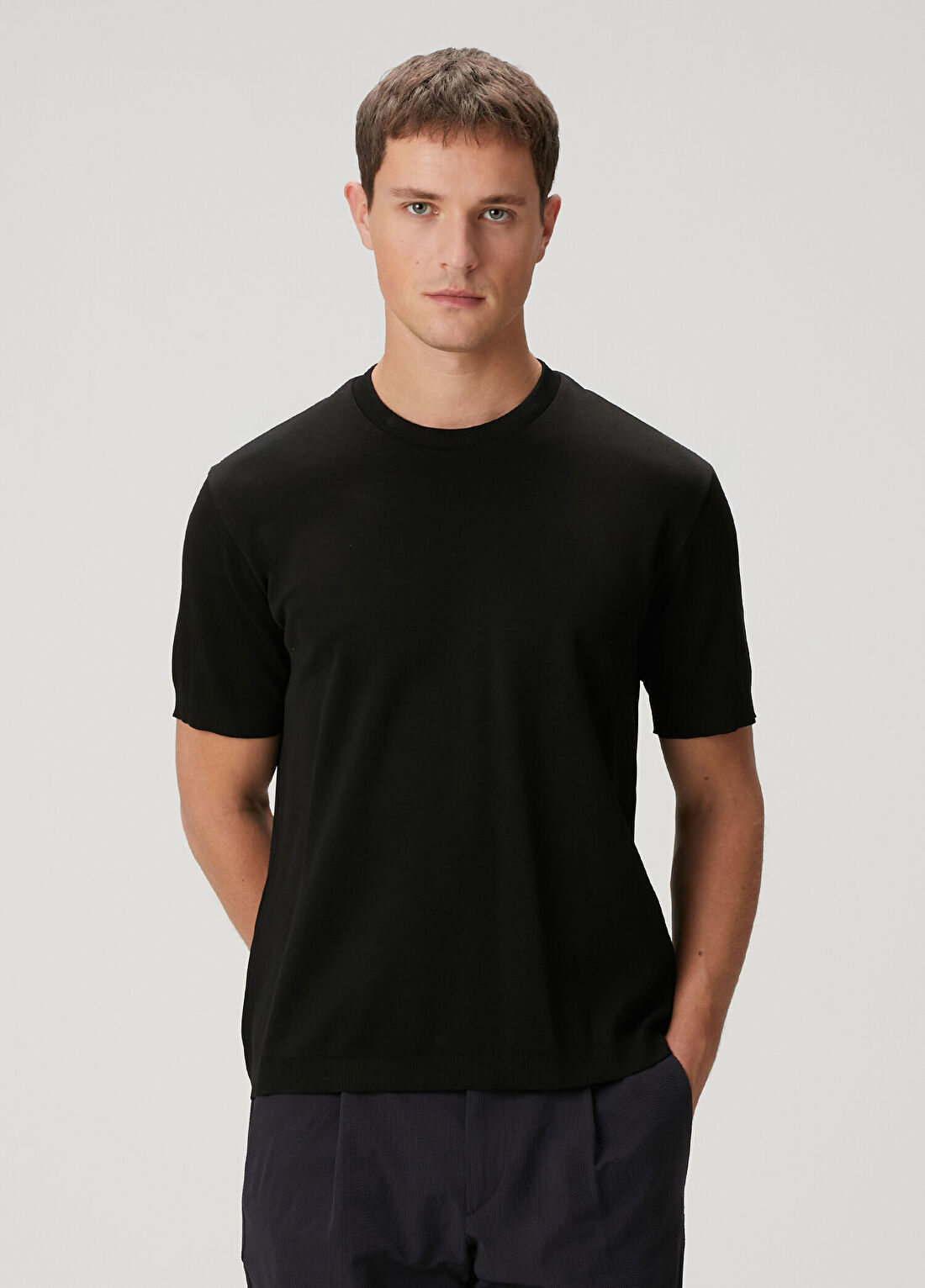 Herno Siyah Basic T-shirt