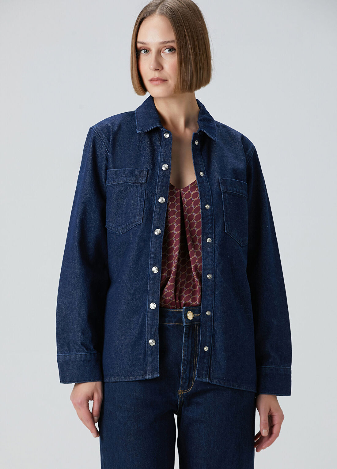 Beymen Collection Indigo Denim Gömlek