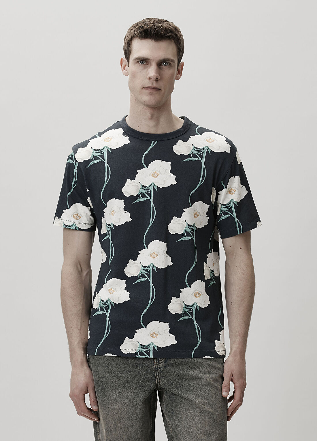 Kenzo Archive Rose Lacivert Desenli T-shirt