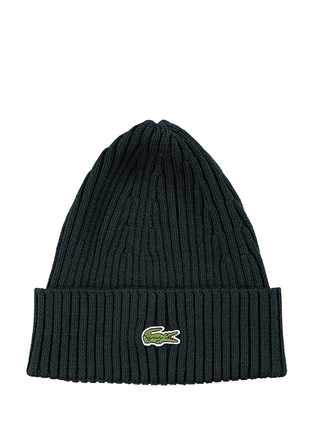Lacoste Koyu Yeşil Yün Unisex Bere