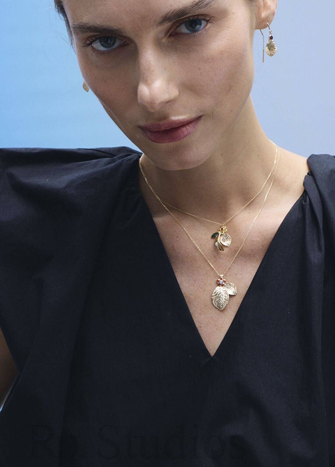 Orena Jewelry Blossom Ruby 14 Ayar Altın Kadın Kolye görsel 4