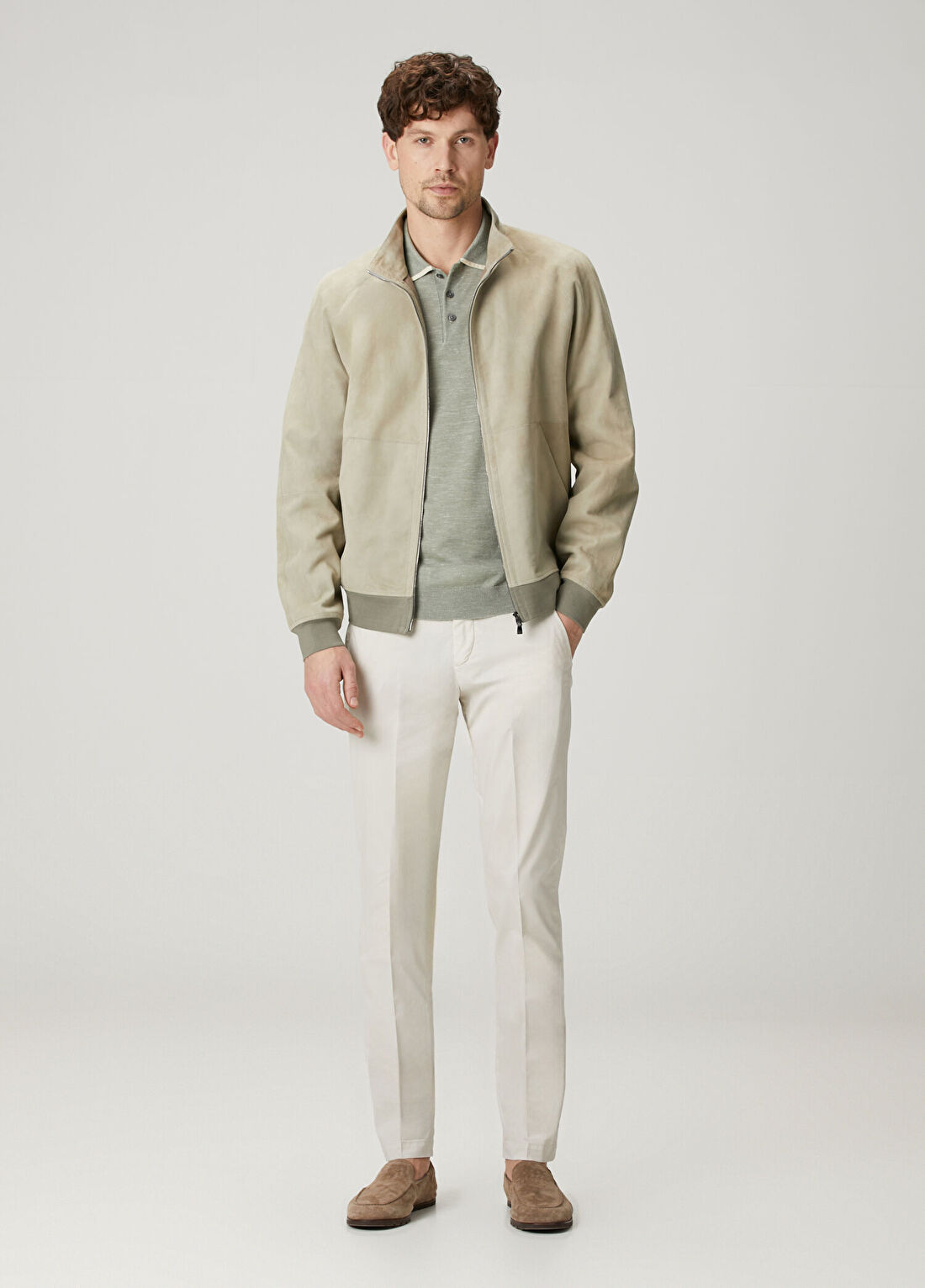 Corneliani Beyaz Pantolon