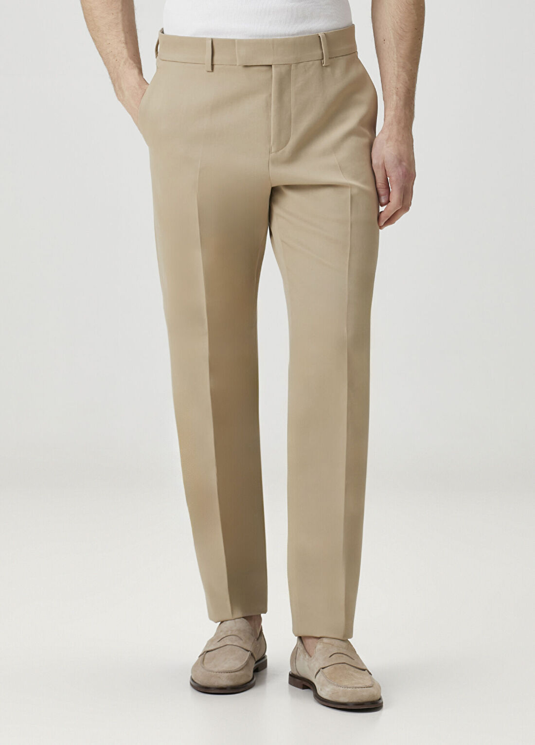 Ferragamo Bej Pantolon görsel 2