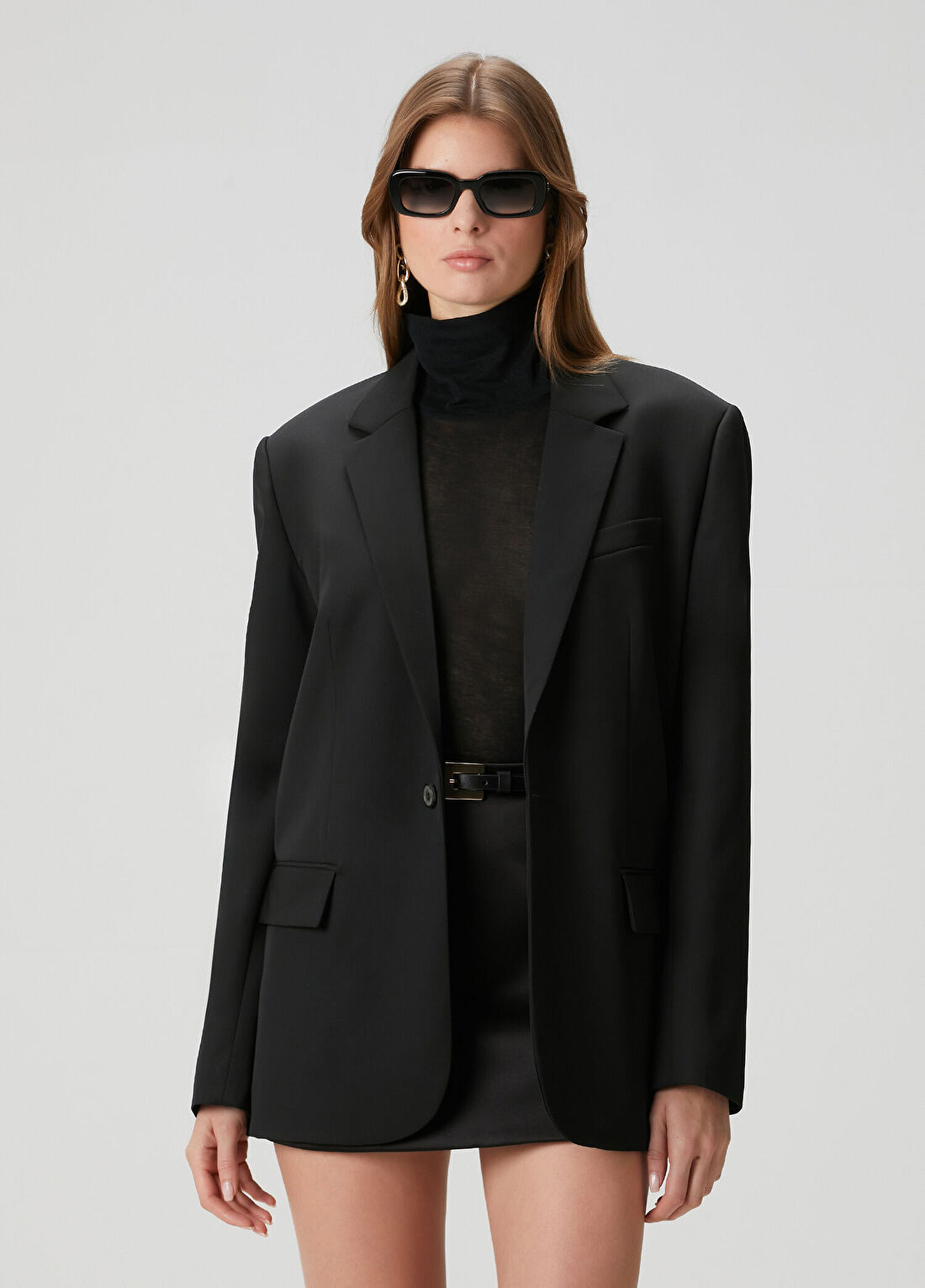 Wardrobe Nyc Siyah Yün Blazer