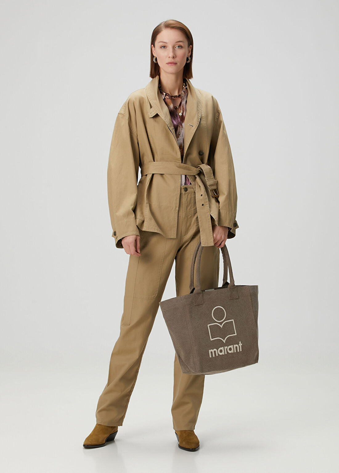 Isabel Marant Yenky Small Haki Kadın Çanta görsel 2