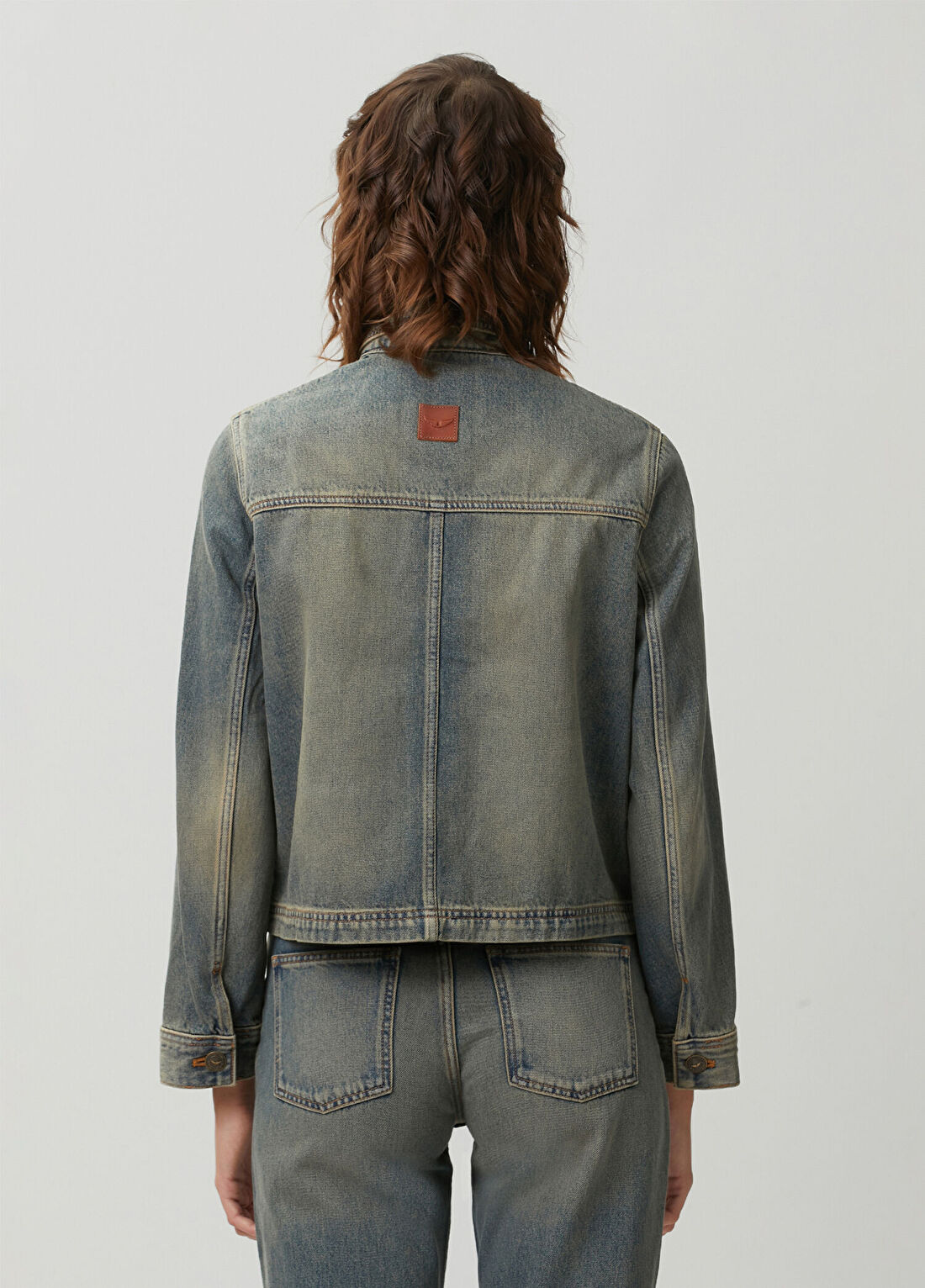 Zadig&Voltaire Lessa Mavi Denim Ceket görsel 4