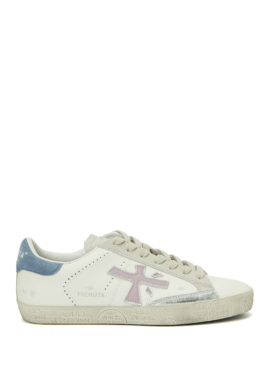 Premiata Steven Beyaz Kadın Deri Sneaker