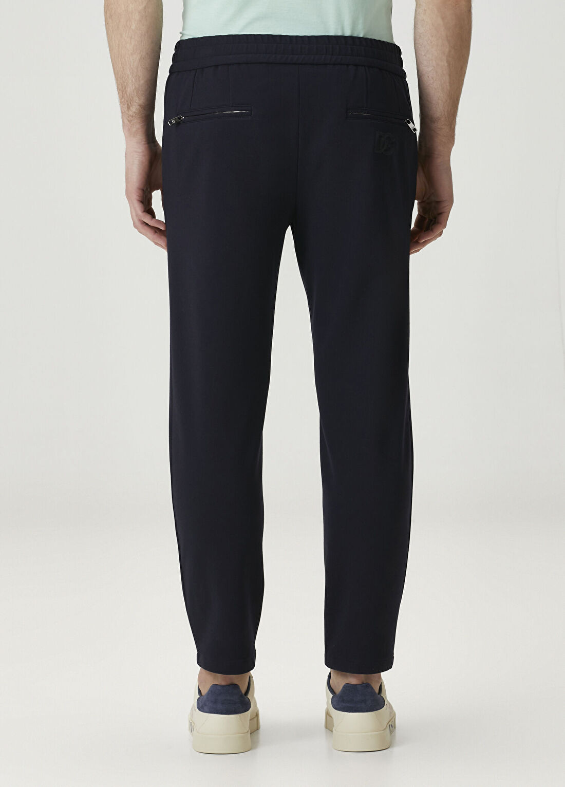 Dolce&Gabbana Lacivert Beli Kordonlu Pantolon görsel 3