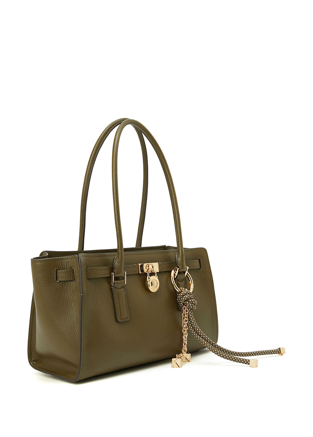 Michael Michael Kors Hanmilton Haki Kadın Deri Çanta görsel 3