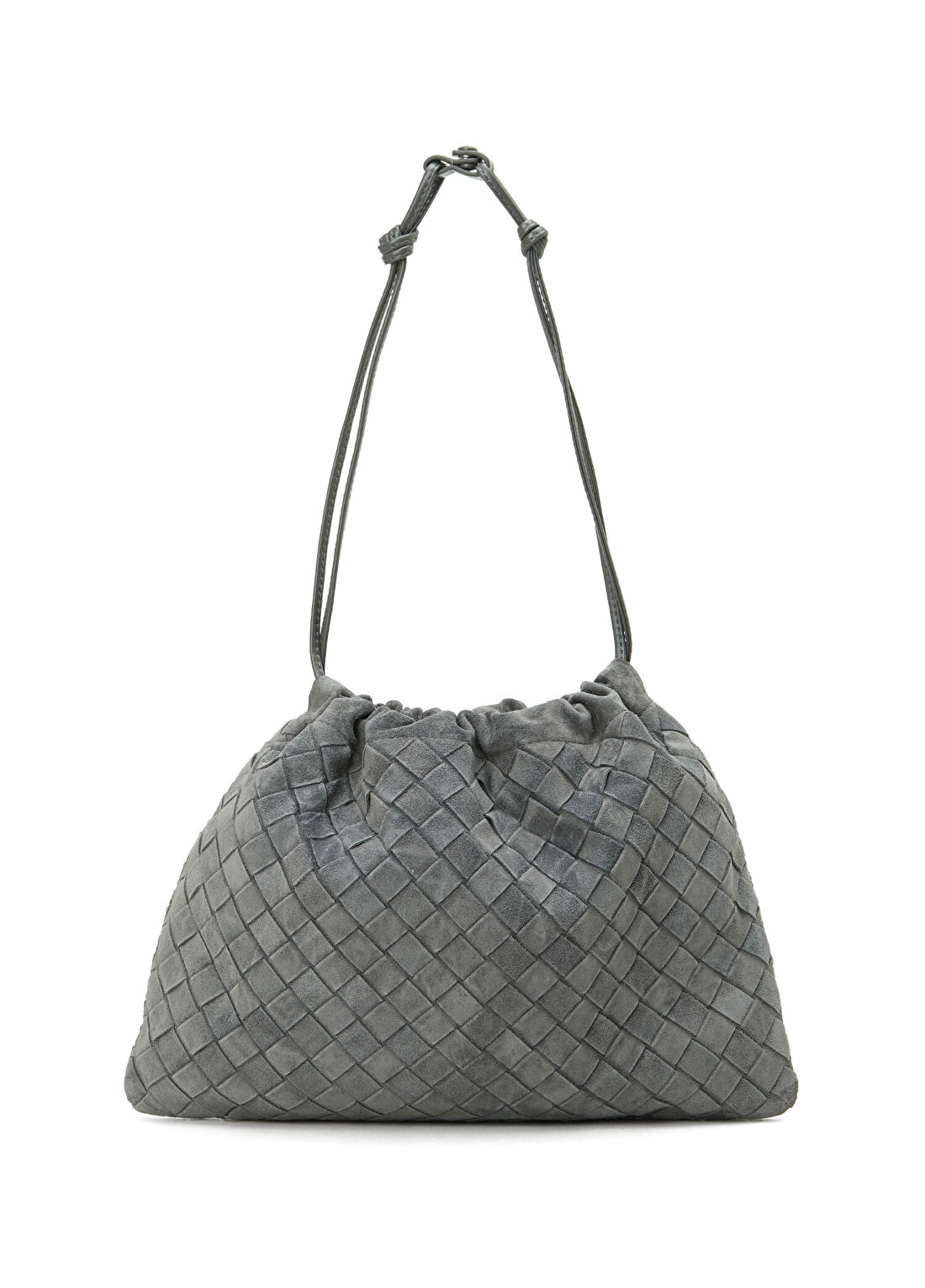 Bottega Veneta Gri Kadın Süet Çanta