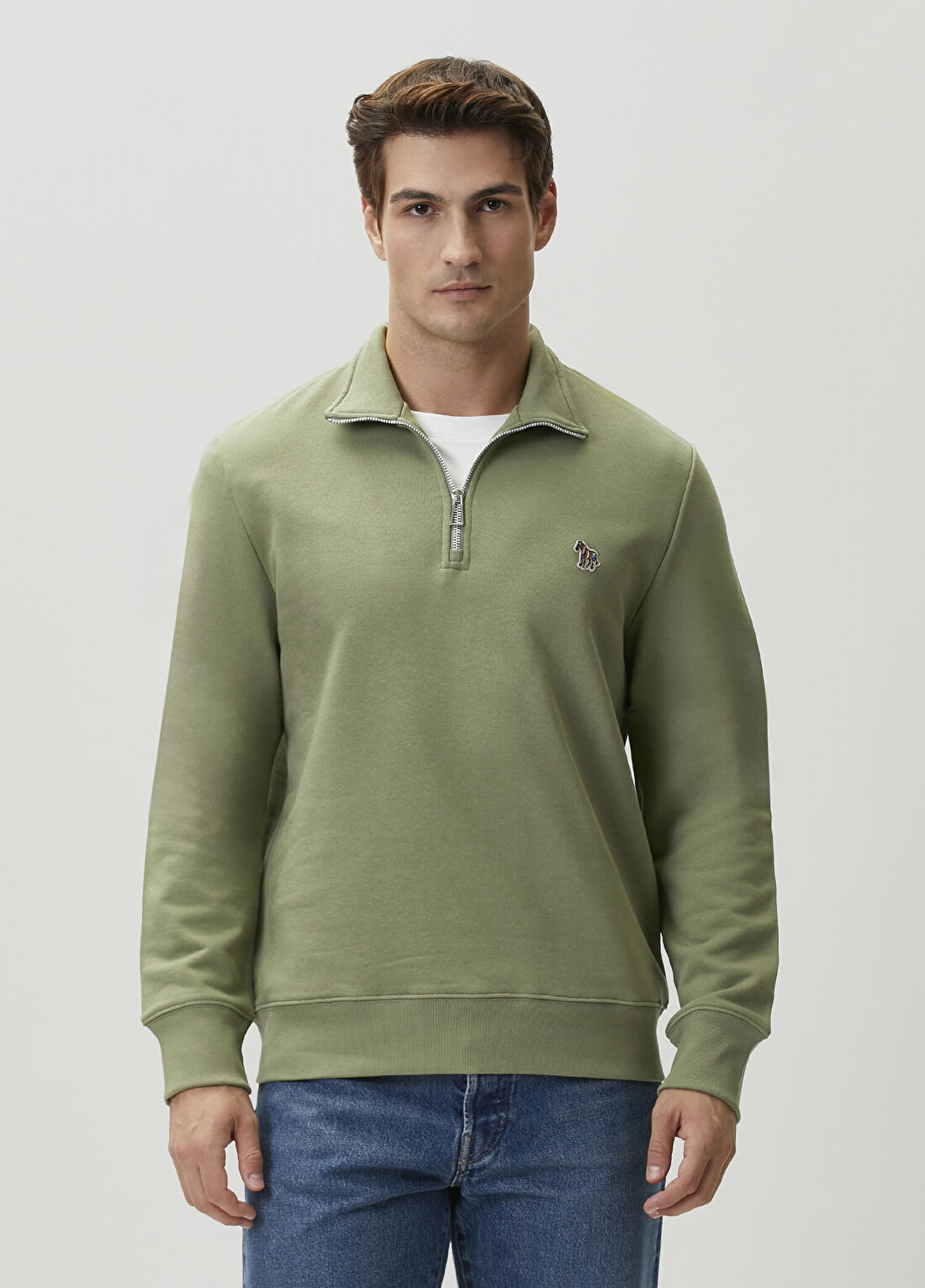PS Paul Smith Regular Fit Yeşil Sweatshirt