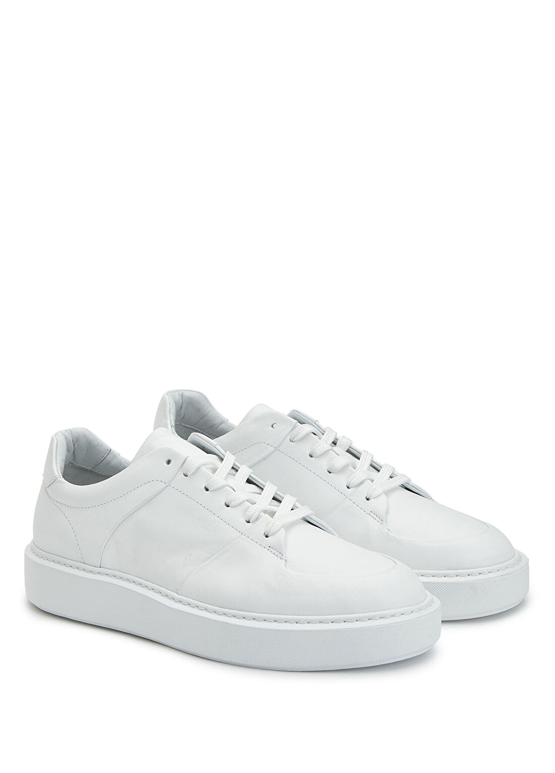 Network Beyaz Erkek Deri Sneaker görsel 2