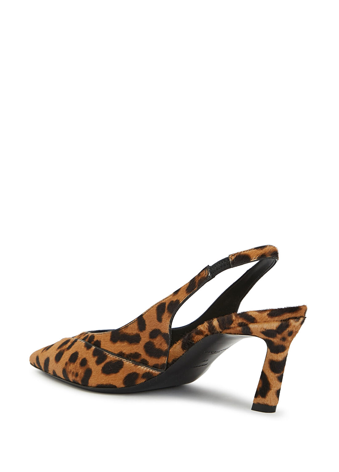 Givenchy Tape Leopar Desenli Deri Topuklu Ayakkabı görsel 3