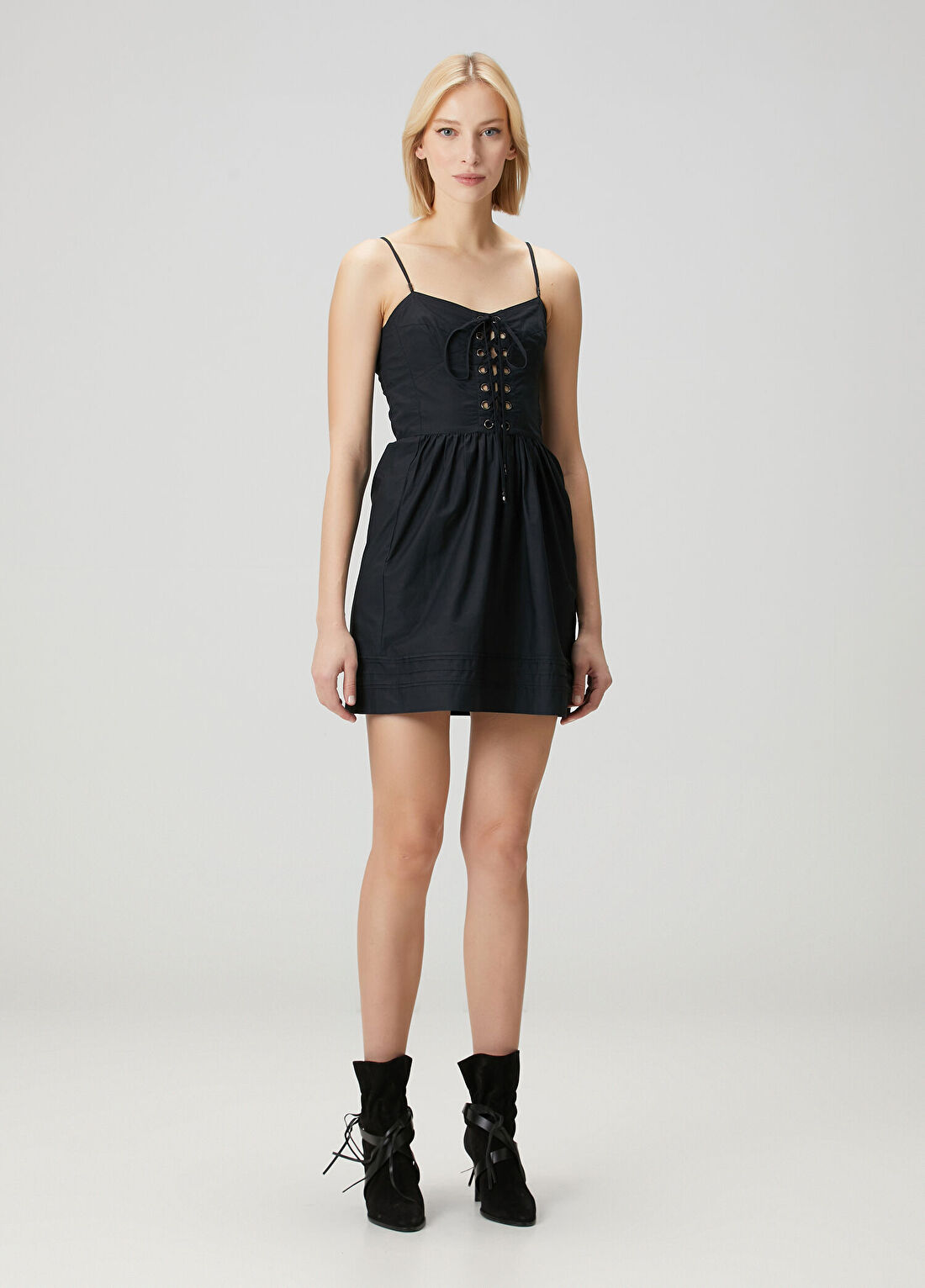 Marant Etoile Dryna Siyah Mini Elbise