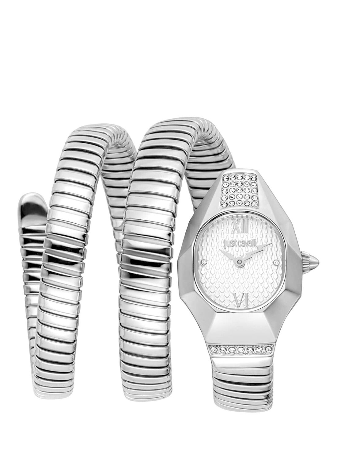 Just Cavalli JC1L397M0015 Metalik Gri Çelik Kadın Kol Saati