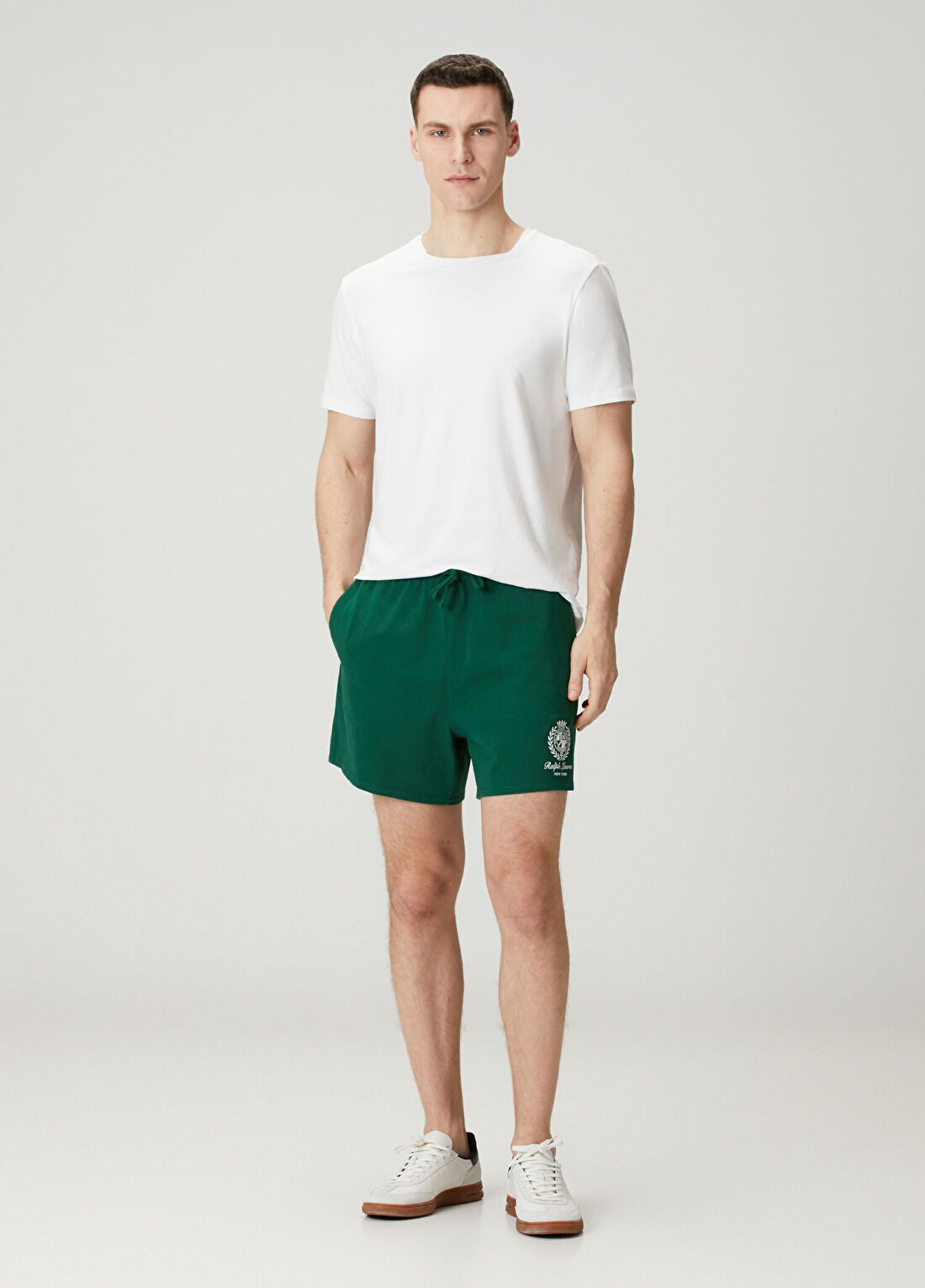 Polo Ralph Lauren Yeşil Beli Kordonlu Şort