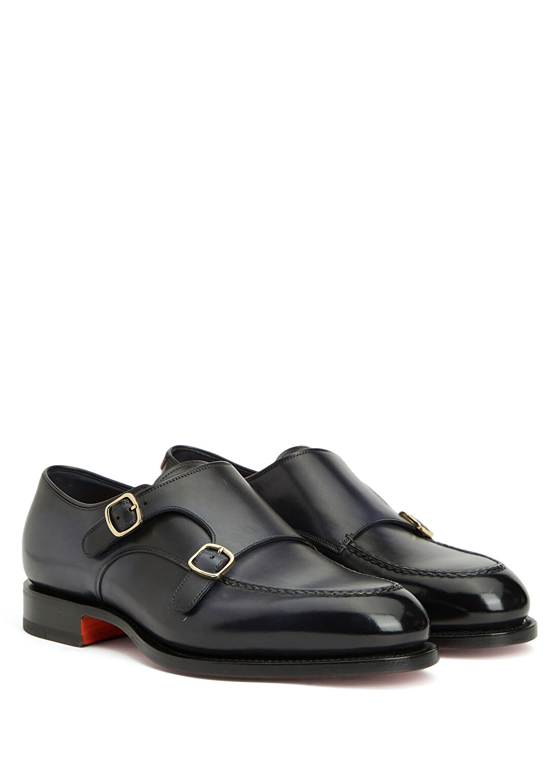 Santoni Lacivert Erkek Deri Ayakkabı görsel 2
