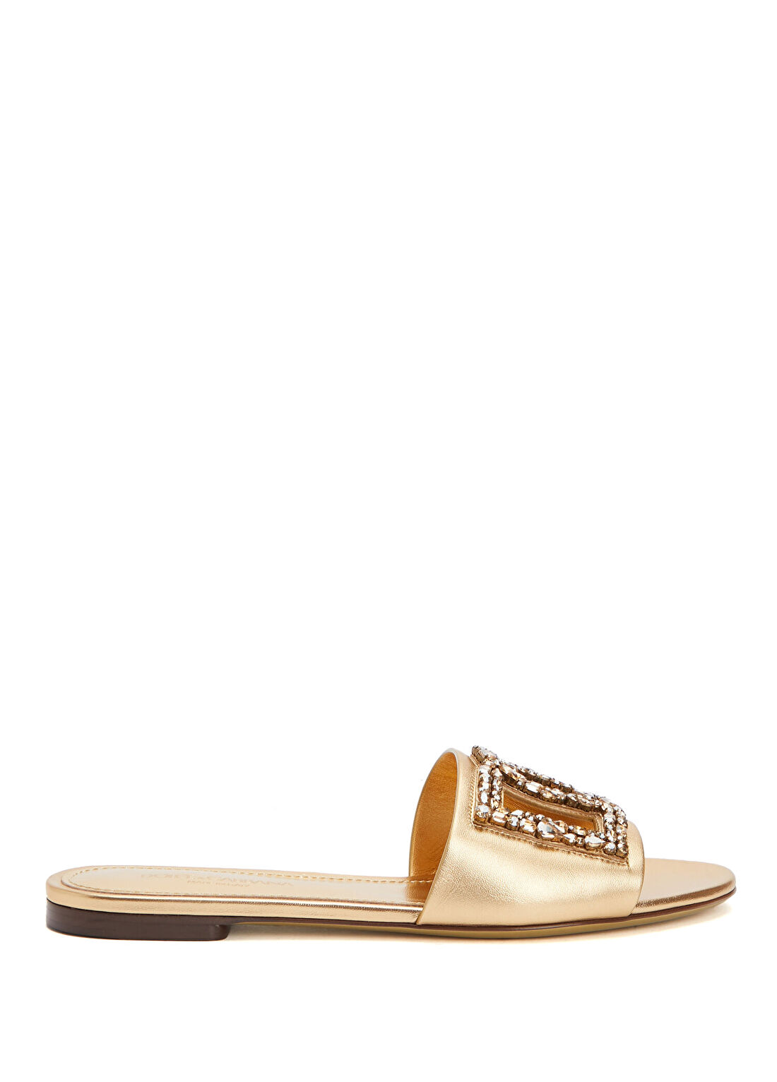 Dolce&Gabbana DG Gold Kadın Deri Terlik